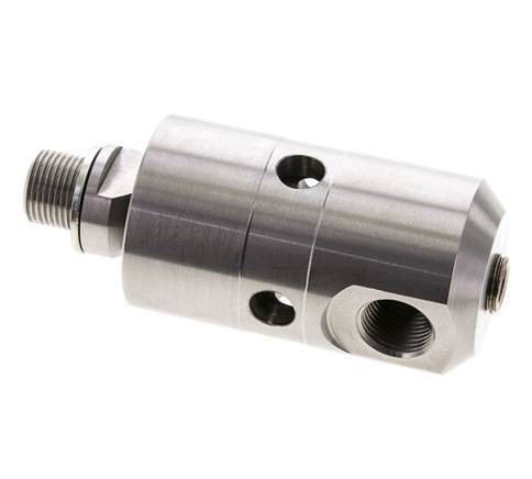 Draaidoorvoer G3/8" Binnendraad X G3/8" Buitendraad RVS 50bar