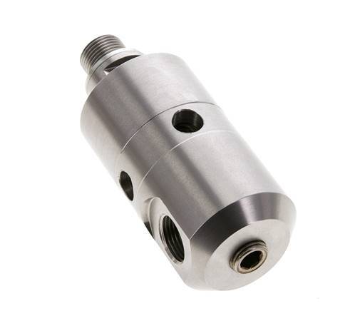 Draaidoorvoer G3/8" Binnendraad X G3/8" Buitendraad RVS 50bar