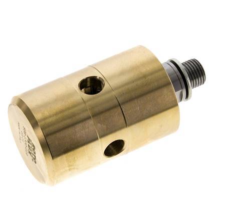 Draaidoorvoer G1/4'' Binnendraad X G1/4'' Buitendraad Messing 50bar