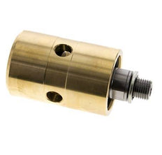 Draaidoorvoer G1/4'' Binnendraad X G1/4'' Buitendraad Messing 50bar