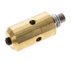 Draaidoorvoer G3/8'' Binnendraad X G3/8'' Buitendraad Linkshandig Messing 50bar