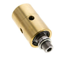 Draaidoorvoer G3/8'' Binnendraad X G3/8'' Buitendraad Linkshandig Messing 50bar