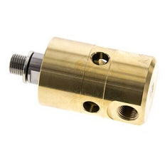 Draaidoorvoer G1/4'' Binnendraad X G1/4'' Buitendraad Messing 50bar Schurende Middelen