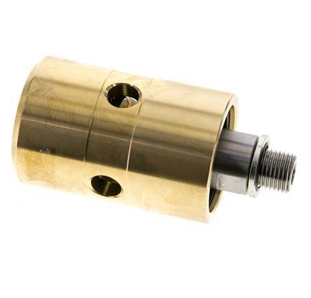 Draaidoorvoer G1/4'' Binnendraad X G1/4'' Buitendraad Messing 50bar Schurende Middelen