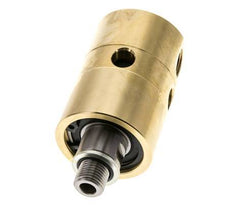 Draaidoorvoer G1/4'' Binnendraad X G1/4'' Buitendraad Messing 50bar Schurende Middelen