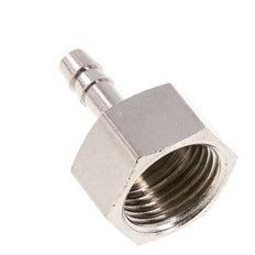 G 1/2'' x 6mm Nickel plated Brass Hose barb 16 Bar [2 Pieces]