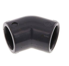 PVC 45deg Elbow Fitting Socket 20x28mm [5 Pieces]