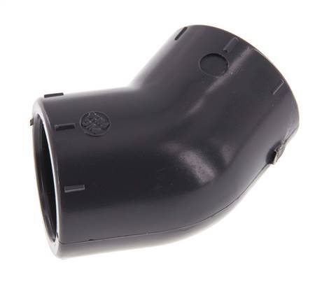 PVC 45deg Elbow Fitting Socket 25x33mm [2 Pieces]