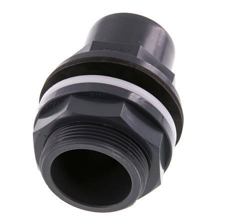 PVC Bulkhead Fitting Socket 40x50mm