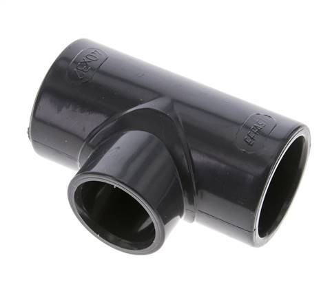 PVC Reducing Tee Fitting Socket 40 to 32mm [2 Pieces]