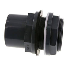 PVC Bulkhead Fitting Socket 63x75mm