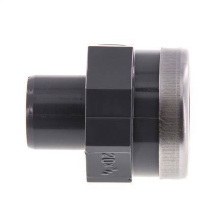 PVC Fitting Male Socket 20mm x Female Rp 3/4'' [2 Pieces]