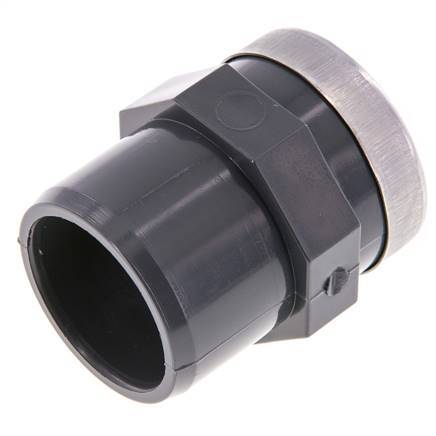 PVC Fitting Male Socket 40mm x Female Rp 1'' [2 Pieces]