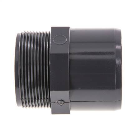 PVC Fitting Female Socket 50x63mm x Male G 2'' [2 Pieces]