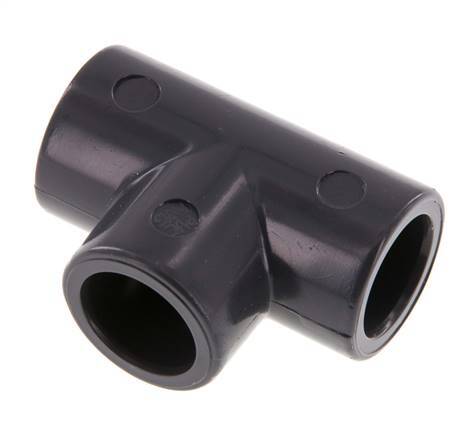 PVC Tee Fitting Socket 16x23mm [5 Pieces]