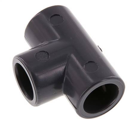 PVC Tee Fitting Socket 16x23mm [5 Pieces]
