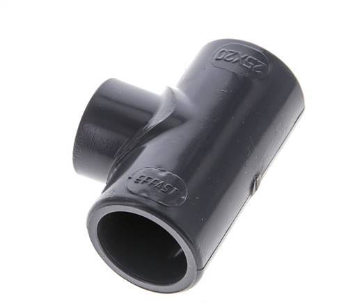 PVC Reducing Tee Fitting Socket 25 to 20mm [2 Pieces]