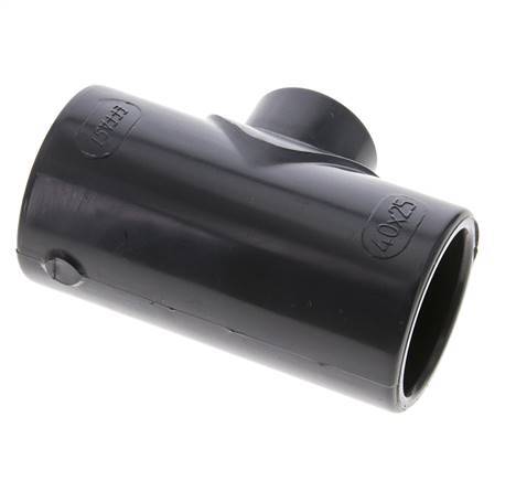 PVC Reducing Tee Fitting Socket 40 to 25mm [2 Pieces]