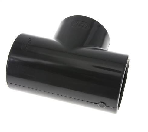 PVC Tee Fitting Female Socket 75mm x Female Rp2-1/2''