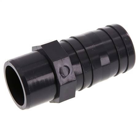 PVC Fitting Socket 40mm with Hose Barb 40mm [2 Pieces]