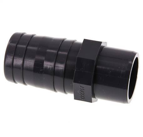 PVC Fitting Socket 40mm with Hose Barb 40mm [2 Pieces]