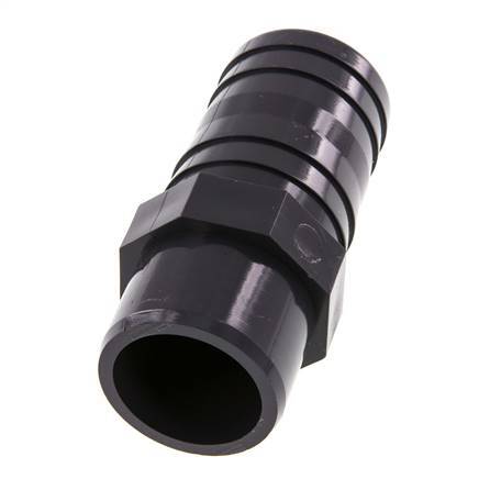 PVC Fitting Socket 40mm with Hose Barb 40mm [2 Pieces]