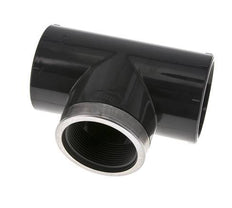 PVC Tee Fitting Female Socket 63mm x Female Rp2''