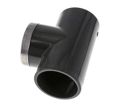 PVC Tee Fitting Female Socket 63mm x Female Rp2''