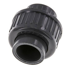 PVC Union Fitting Female Socket 20mm x Female Rp 1/2'' EPDM