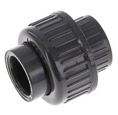 PVC Union Fitting Female Socket 20mm x Female Rp 1/2'' EPDM