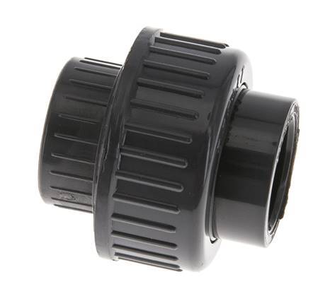 PVC Union Fitting Female Socket 25mm x Female Rp 3/4'' FKM