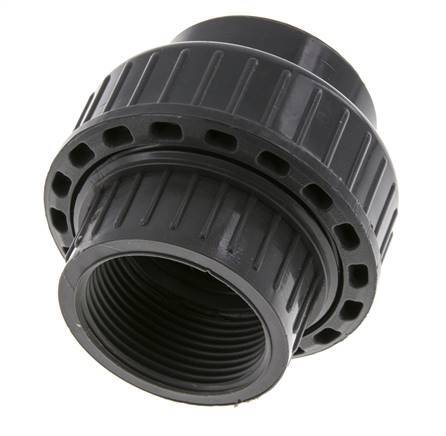 PVC Union Fitting Female Socket 40mm x Female Rp 1 1/4'' EPDM