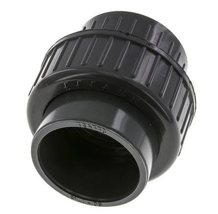 PVC Union Fitting Female Socket 50mm x Female Rp 1-1/2'' EPDM