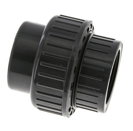 PVC Union Fitting Female Socket 50mm x Female Rp 1-1/2'' EPDM