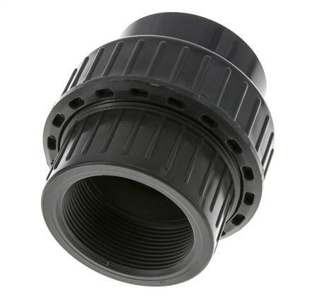 PVC Union Fitting Female Socket 63mm x Female Rp 2'' FKM