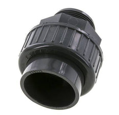 PVC Union Fitting Female Socket 50mm x Male R 1-1/2'' FKM