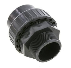 PVC Union Fitting Female Socket 63mm x Male R 2'' EPDM