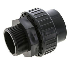 PVC Union Fitting Female Socket 63mm x Male R 2'' FKM