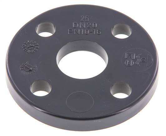 PVC Flange DN20 25mm [2 Pieces]
