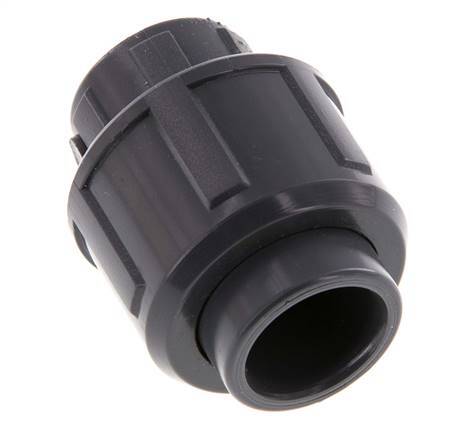 PVC Union Fitting Socket 16x34mm EPDM [2 Pieces]