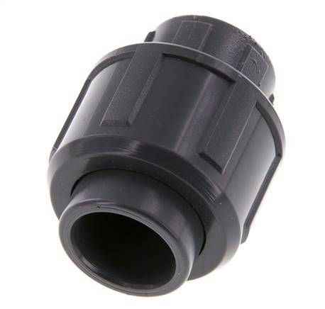 PVC Union Fitting Socket 16x34mm EPDM [2 Pieces]