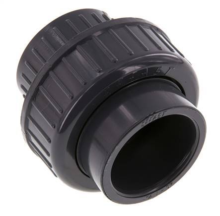 PVC Union Fitting Socket 40x75mm EPDM