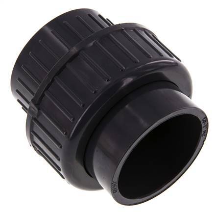 PVC Union Fitting Socket 50x81mm FKM