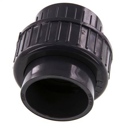 PVC Union Fitting Socket 50x81mm FKM