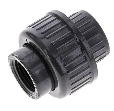 PVC Union Fitting Female Rp 1/2'' FKM