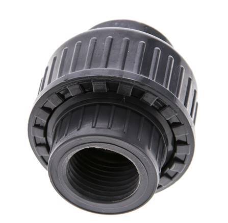 PVC Union Fitting Female Rp 1/2'' FKM