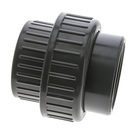 PVC Union Fitting Female Rp 2-1/2'' EPDM