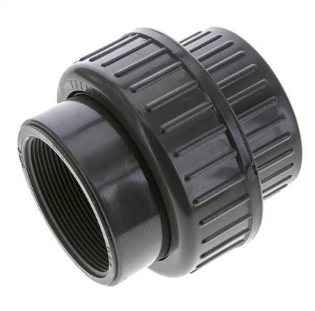 PVC Union Fitting Female Rp 2-1/2'' EPDM