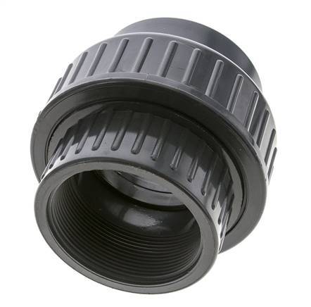 PVC Union Fitting Female Rp 2-1/2'' EPDM