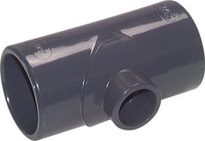 PVC Adapter T-stuk Lijmmof 75 tot 40mm